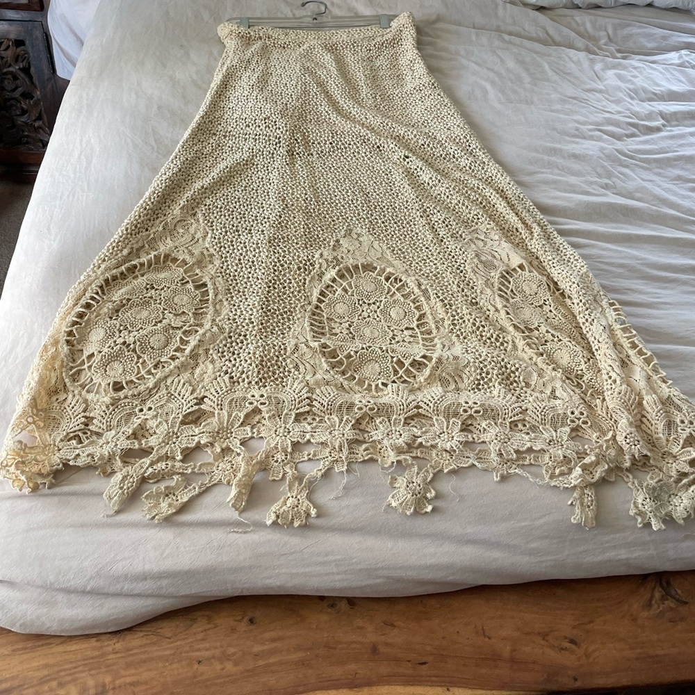 Free people crochet skirt size 4